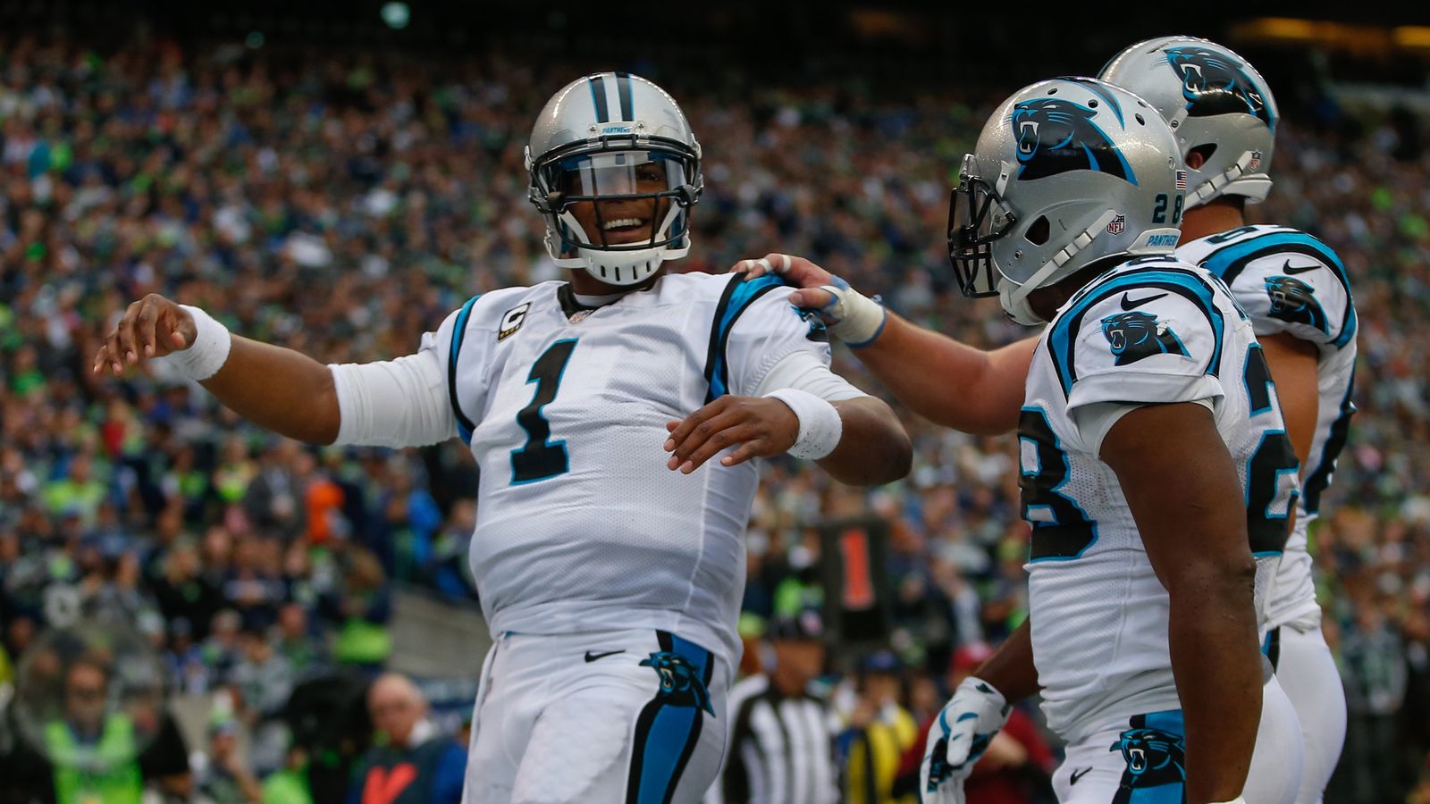 NFL roundup Cam Newton inspires unbeaten Panthers NFL News Sky Sports