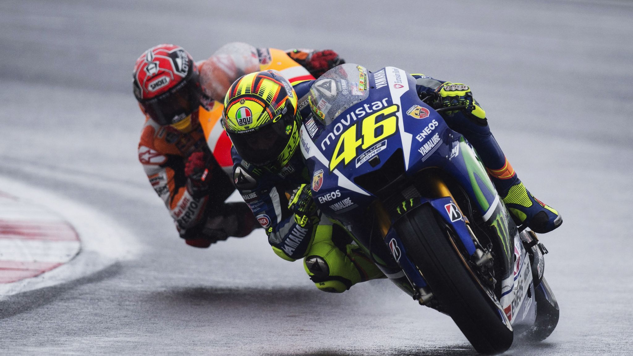 Valentino Rossi clashes with rival Marc Marquez in Malaysia Motor Racing News Sky Sports