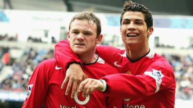 Image of Wayne Rooney and Cristiano Ronaldo played for Man Utd as teenagers