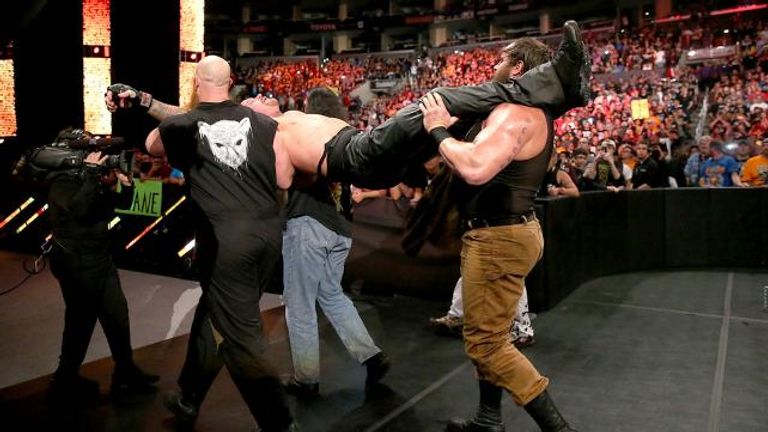 The Phenom was carried away by The Wyatt Family