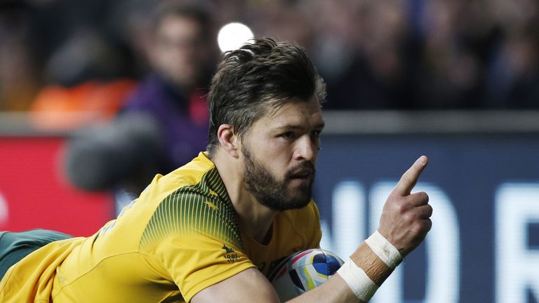 Hat-trick hero Adam Ashley-Cooper helped send Australia into the Rugby World Cup final 