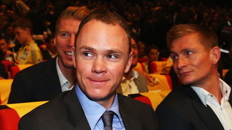 Chris Froome was at the Tour de France route presentation in Paris on Tuesday