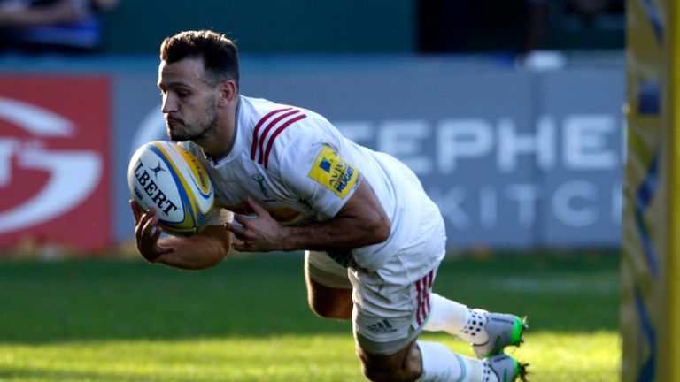Care scored a try on his first Harlequins start of the season at Bath