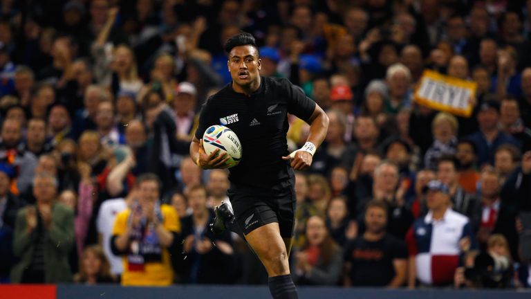 Julian Savea completes his hat-trick as the All Blacks rout France 62-13