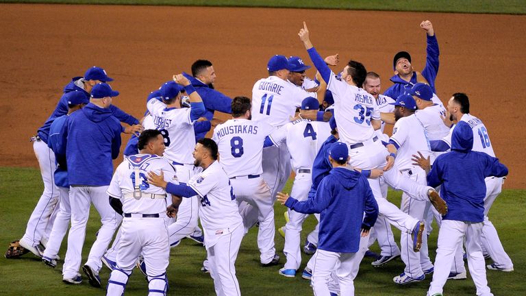 The Kansas City Royals will hope to repeat their ALCS celebrations in the World Series