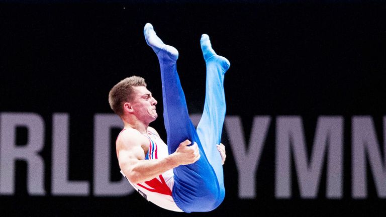 Max Whitlock is going for gymnastics gold against Louis Smith