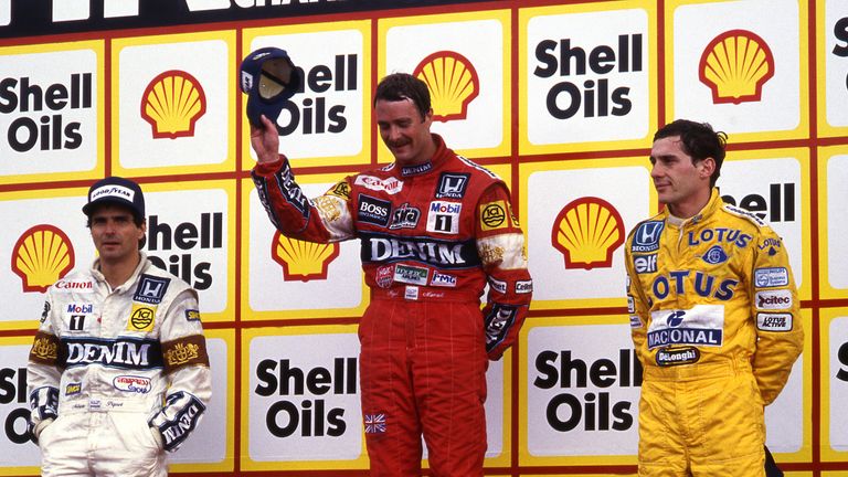 Watch as Nigel Mansell recalls punch-up with Ayrton Senna | F1 News