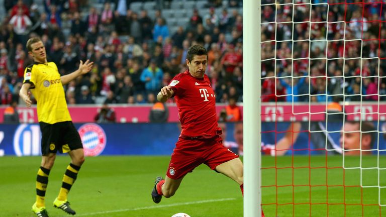 Bay Munich 5 - 1 B Dortmund - Match Report & Highlights