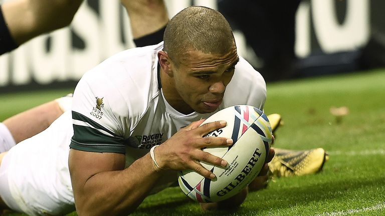 South Africa wing Bryan Habana scored his 61st international try against Scotland