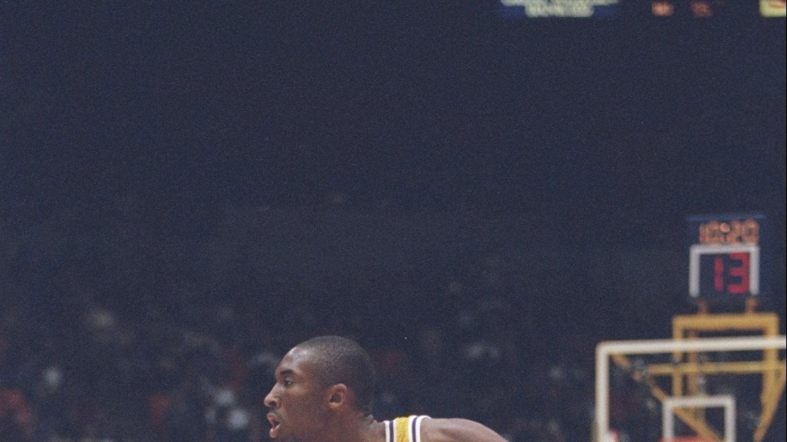 Download A portrait of basketball legend Kobe Bryant. Wallpaper