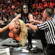 Paige administers a PTO on Charlotte on the announce desk