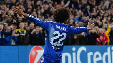 Willian's free-kicks have lit up Chelsea's otherwise disappointing season