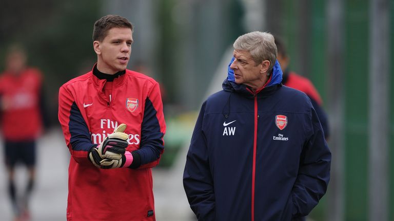 Szczesny spent eight years with Arsenal