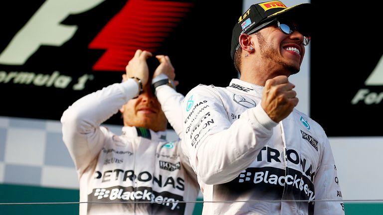 The man in front: Australian GP victor Lewis Hamilton led the world championship from start to finish - Picture by Dan Istitene, Getty Images