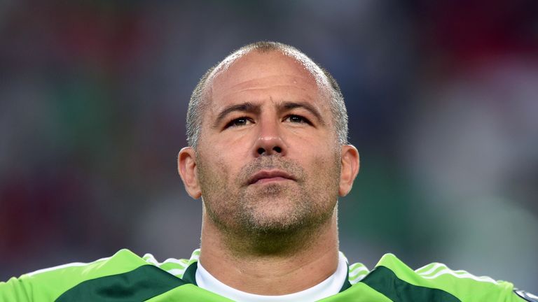 Gabor Kiraly is in line to win his 100th cap for Hungary