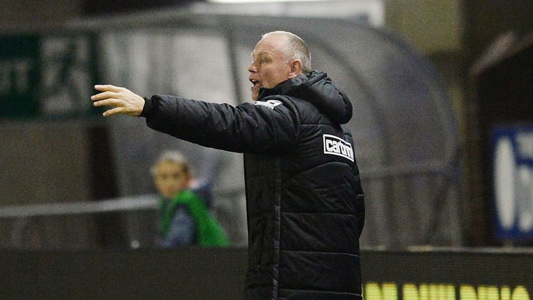 Inverness manager John Hughes will be watching his side from the stand on Saturday after being handed a touchline ban