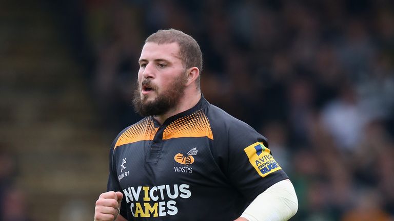 Jake Cooper-Woolley was integral to Wasps' scrum dominance at the RDS