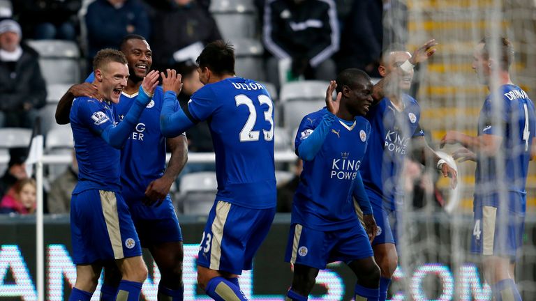 Leicester went top after a comfortable win over Newcastle
