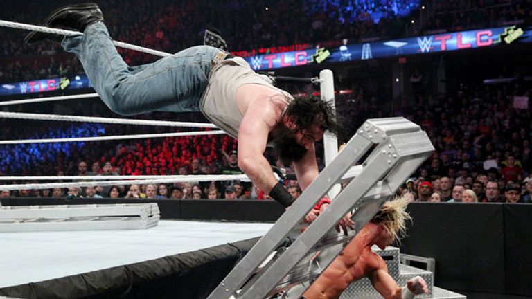 A diving Luke Harper impressed in defeat against Dolph Ziggler