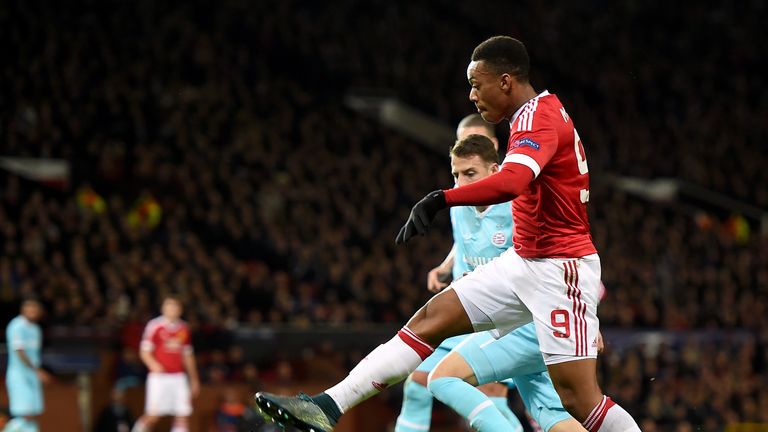Manchester United's Anthony Martial has scored just once in 11 games