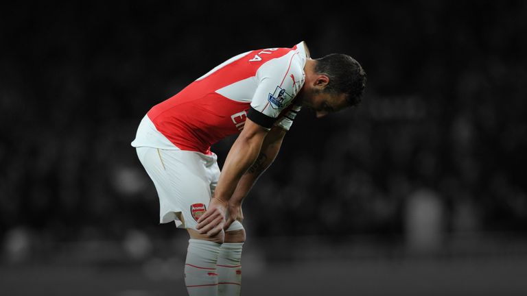 Arsenal have missed injured Santi Cazorla