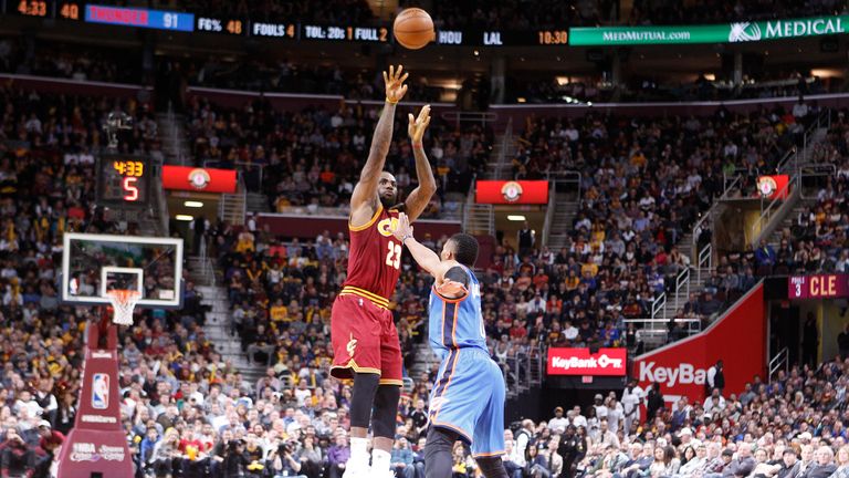 James enjoyed another superb game, scoring 33 points to lead the Cavs to victory