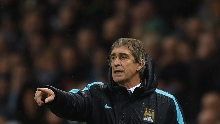 Manchester City manager Manuel Pellegrini
