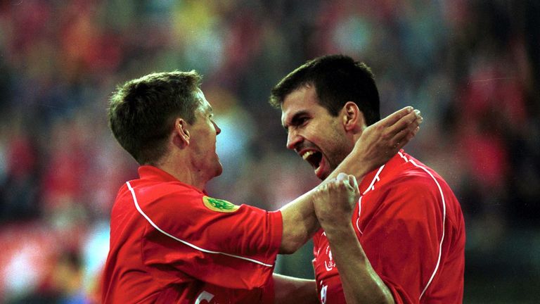 Markus Babbel scored in the UEFA Cup final for Liverpool