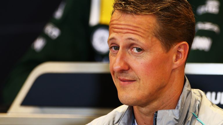 One of the most recognisable sportsmen on the planet, Schumacher hasn't been pictured since his skiing accident
