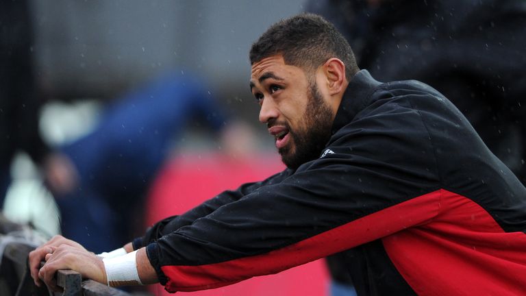 Taulupe Faletau of Newport Gwent Dragons returns from international duty