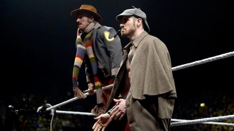 The Vaudevillains dressed up for the London crowd