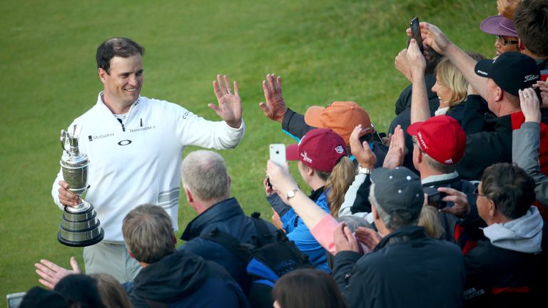 Zach Johnson claimed the Claret Jug in a three-man play-off last year