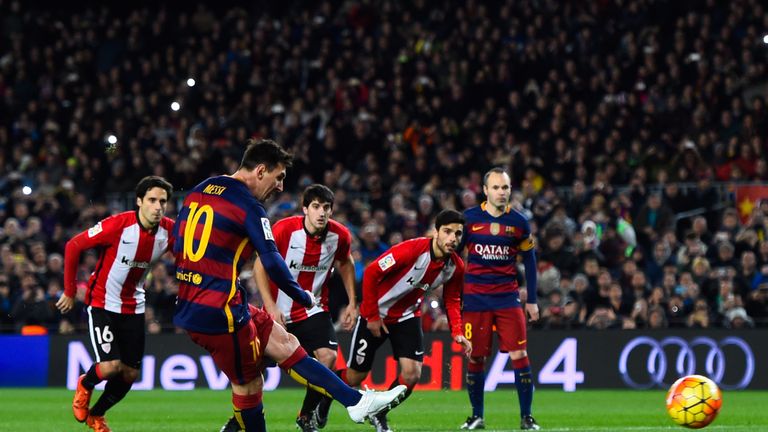 Barcelona 6-0 Athletic Bilbao: Suarez, Messi and Neymar all score ...