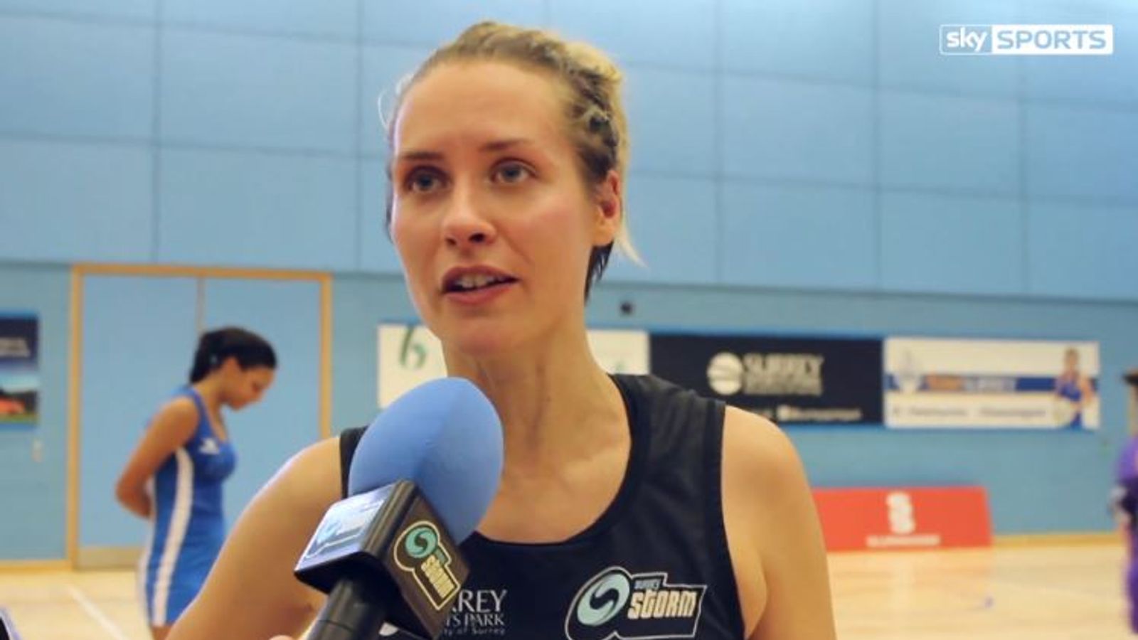 Tamsin Greenway ends her playing career with an emotional testimonial match Netball News Sky