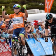 Gerrans out-sprinted Ben Swift to win stage four