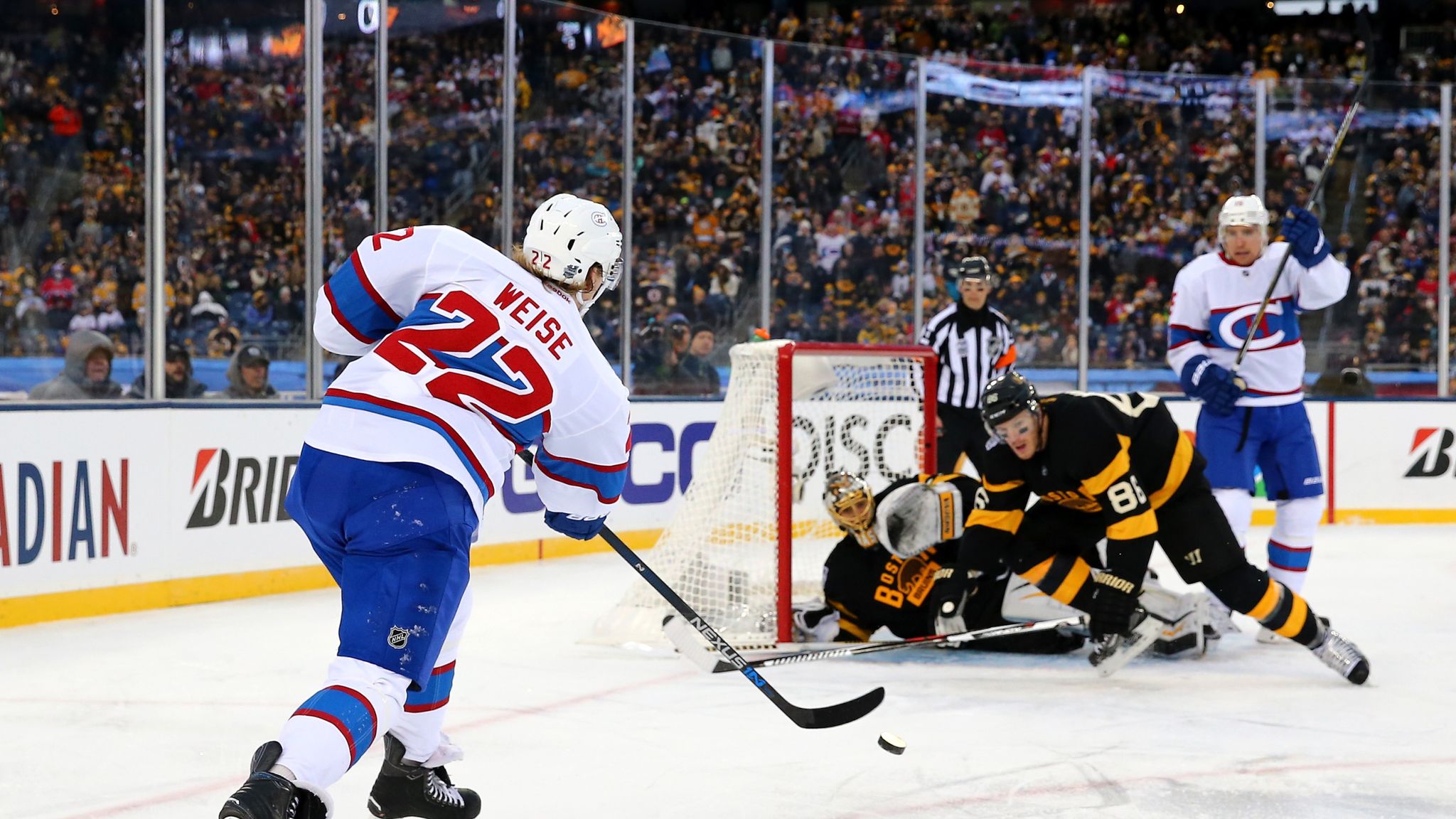 Montreal Canadiens blast past Boston Bruins in Winter Classic Ice Hockey News Sky Sports
