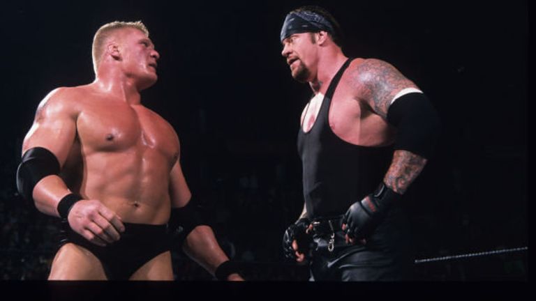 Brock Lesnar beat The Undertaker to win the 2003 Royal Rumble