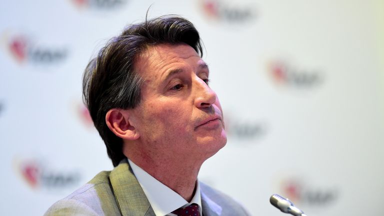 Sebastian Coe says he will consider suspending a country involved in doping scandals 