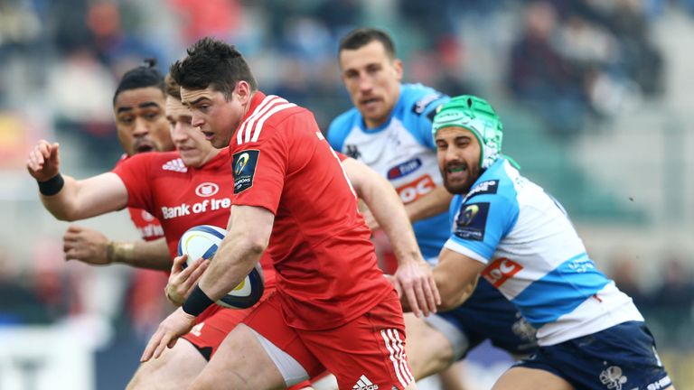 Ronan O'Mahony scored two tries in Munster's win over Treviso