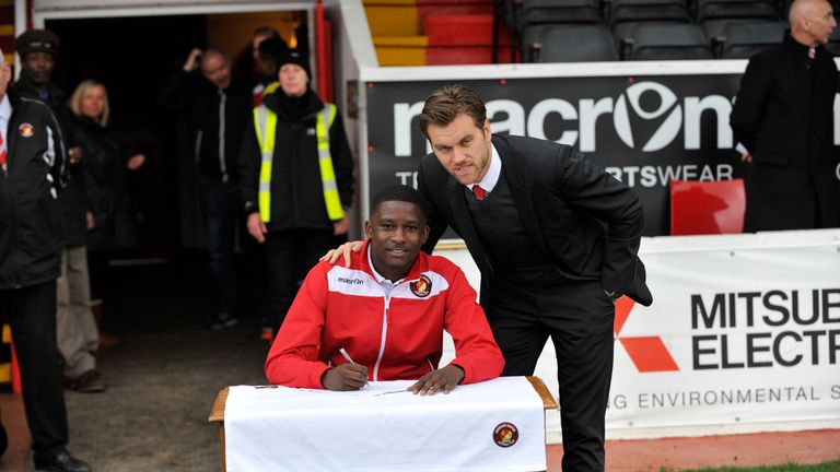 Shilow Tracey has signed for Tottenham (Pic: Dave Plumb / Ebbsfleet United FC)