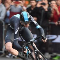 Chris Froome finished eight seconds down on the winner of the Herald Sun Tour prologue