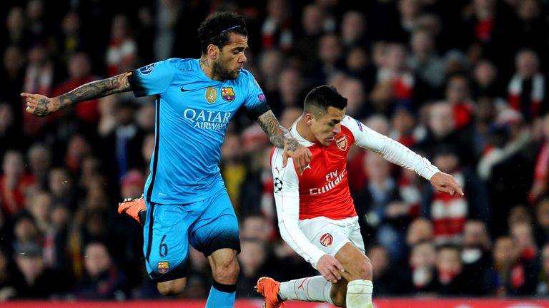Alves spent eight years with Barcelona, winning 23 trophies at the club