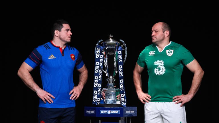 Hookers Guilhem Guirado and Rory Best captain their respective sides