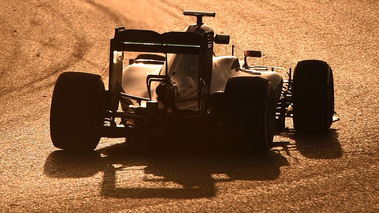 World champion Hamilton completes his day's work