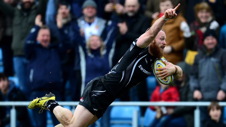 James Short scored Exeter's lone try