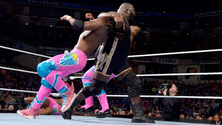 Mark Henry clatters into The New Day