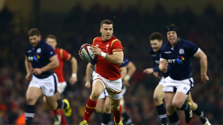 The contest between Scarlets' scum-half Gareth Davies - pictured scoring for Wales - and Rhys Webb is just one intriguing battle