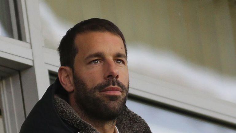 Van Nistelrooy scored 150 goals in 219 games for Manchester United