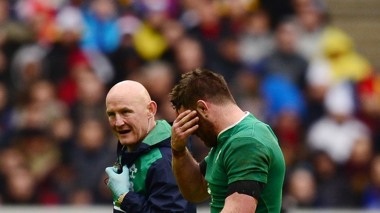 O'Brien was injured during last week's loss to France