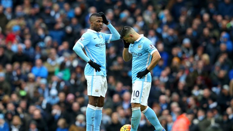 Manchester City's title hopes suffered a blow